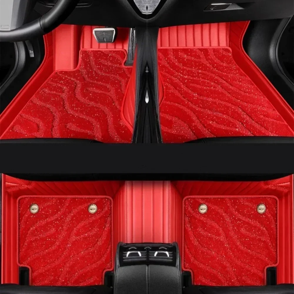 

Двухслойные автомобильные коврики 5D на заказ для Subaru Impreza WRX 2007-2015 лет, автомобильные ковры, аксессуары для ног, напольные вкладыши