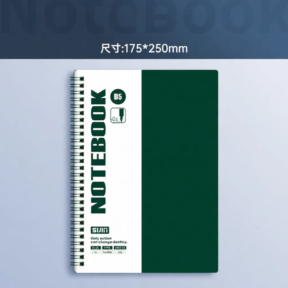 Блокнот на спирали, канцелярск – обзор и цена A5 Spiral Dotted Grid Notebook