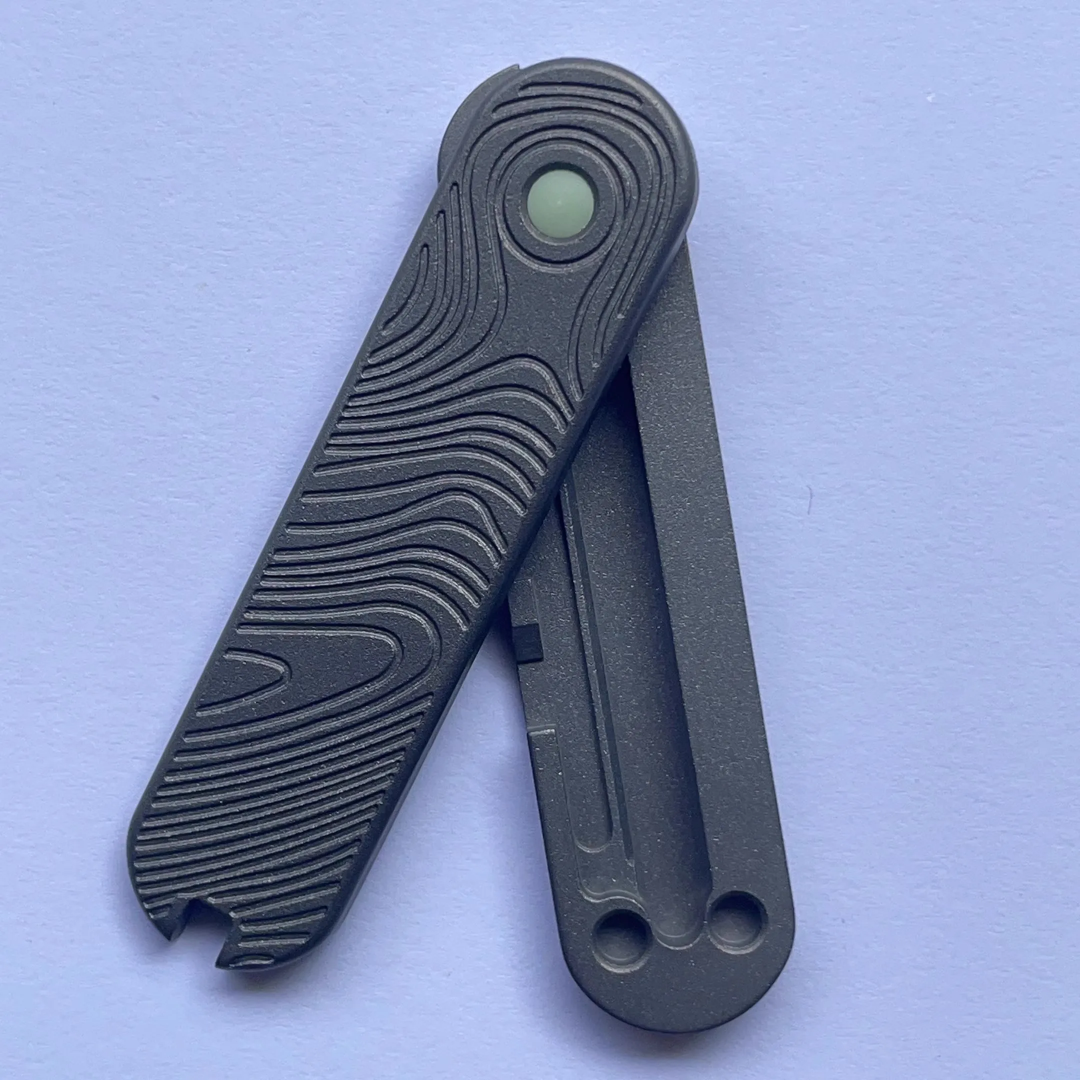 1 Pair 58mm Titanium Alloy TC4 Scales for Victorinox Swiss Army Knife Modify 58 mm