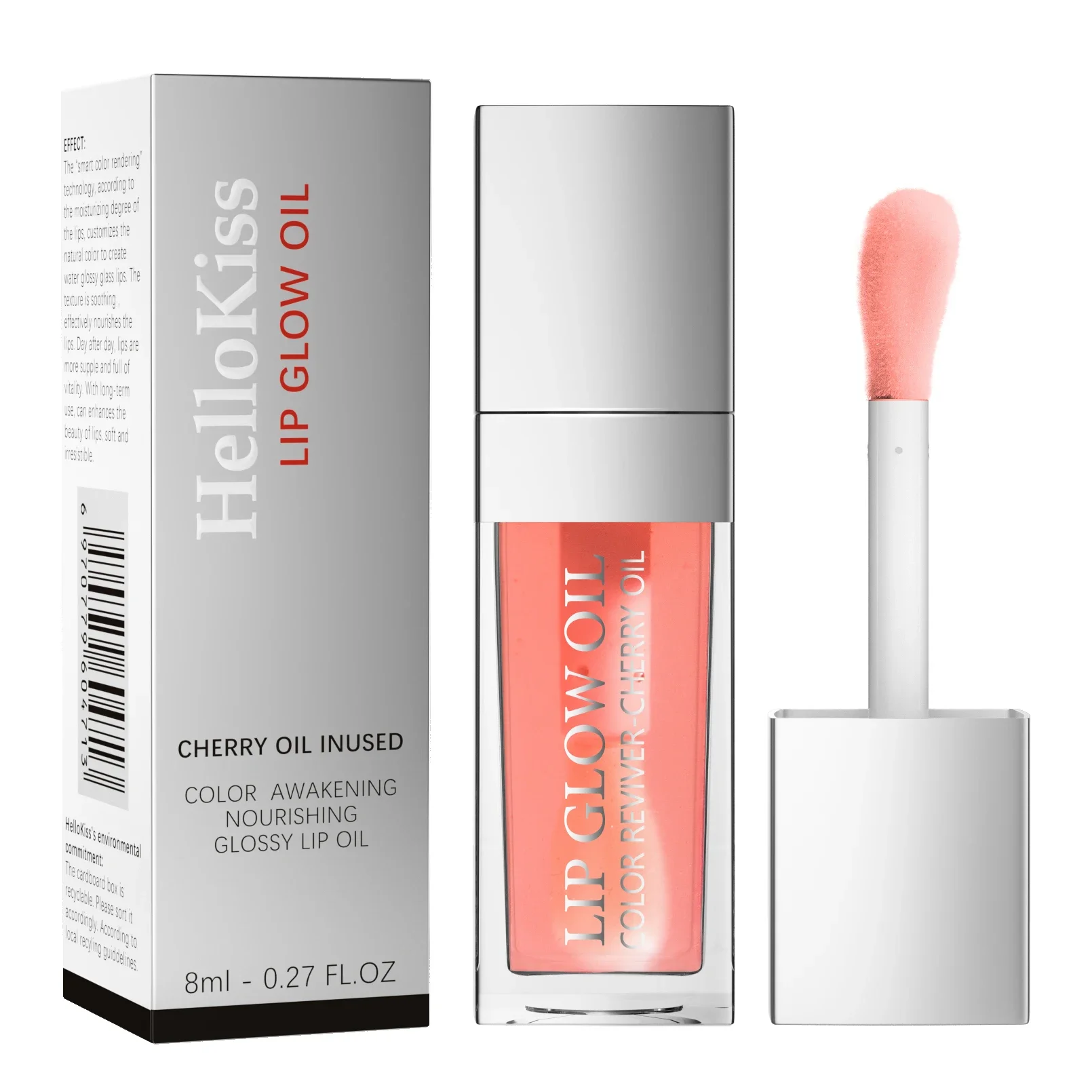 Hellokiss Crystal Jelly Moisturizing Lip Oil Plumping Gloss Makeup Sexy Plump Lip Glow Oil Tinted Lip Plumper