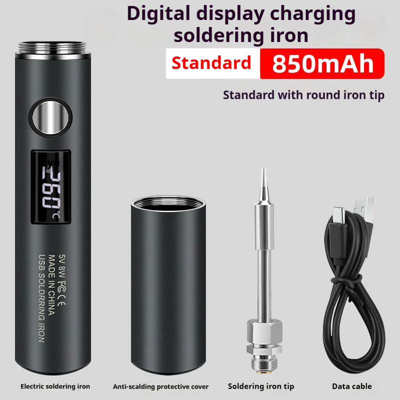Canoyu radio soldering iron usb charging intelligent digital display portable household repair soldering iron welding pen