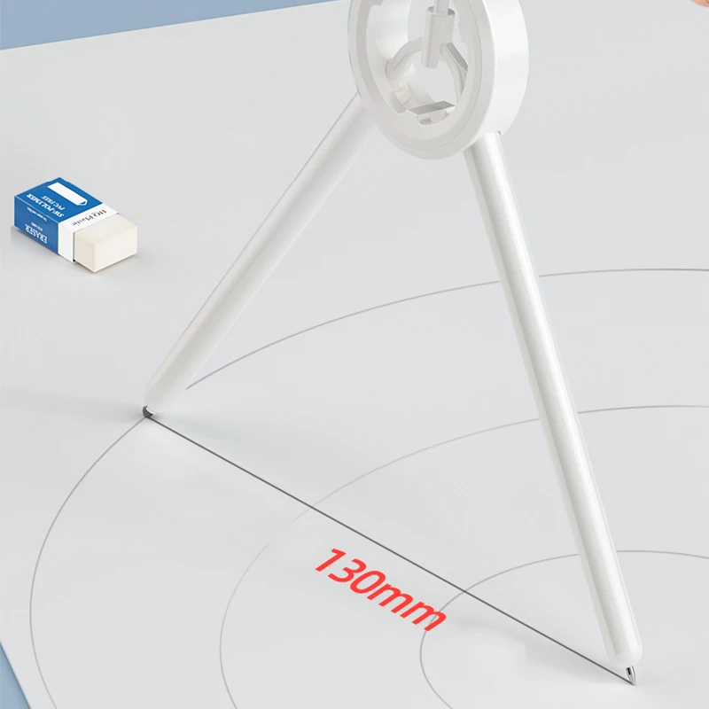 Lápiz de brújula para dibujo escolar, Herramientas de geometría de matemáticas, lápiz mecánico, suministros escolares, herramienta de dibujo circular, nuevo