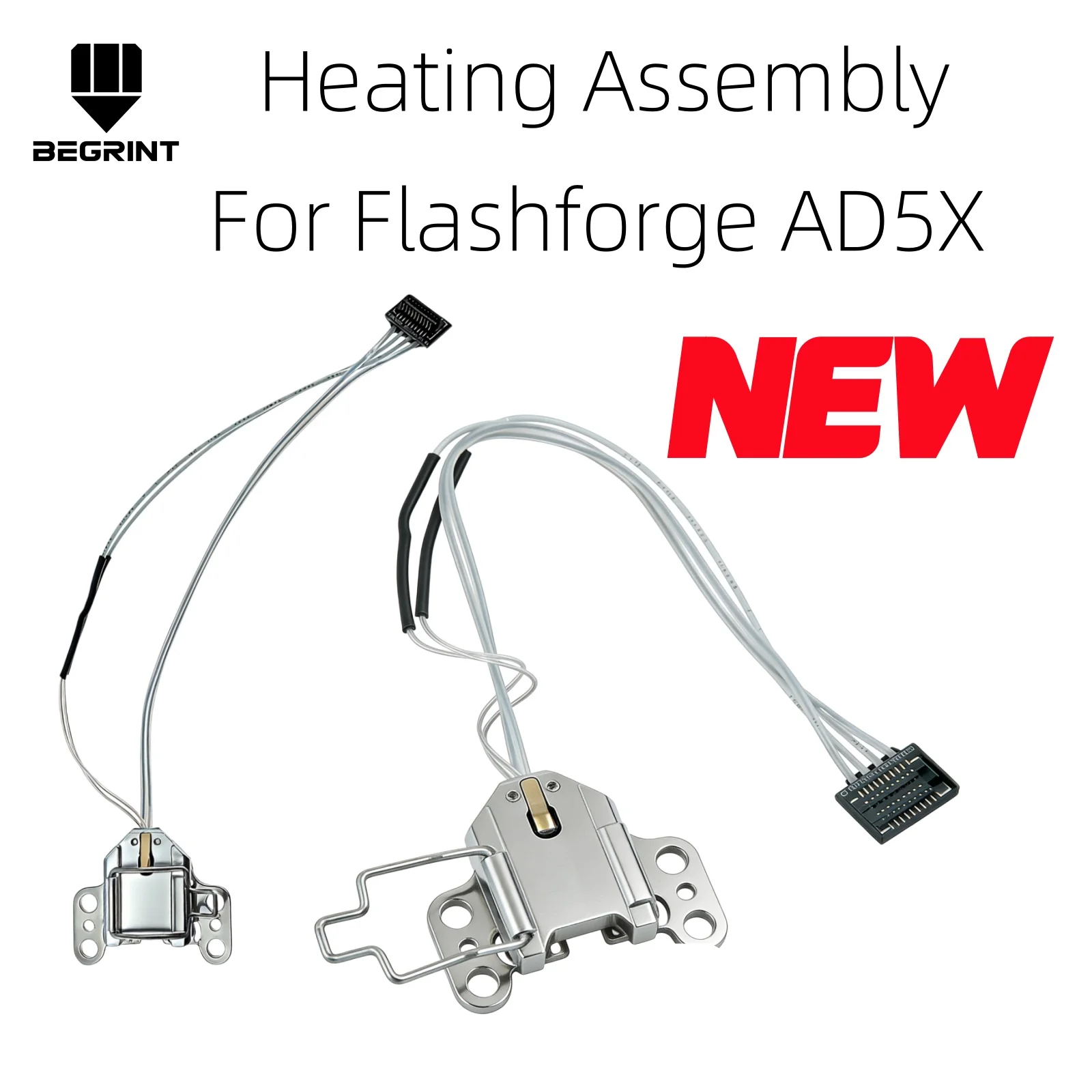 

Easy to replace Heater Assembly with Heating Cartridge and Temperature Sensor For Flashforge AD5X 3D Printer hotend Parts
