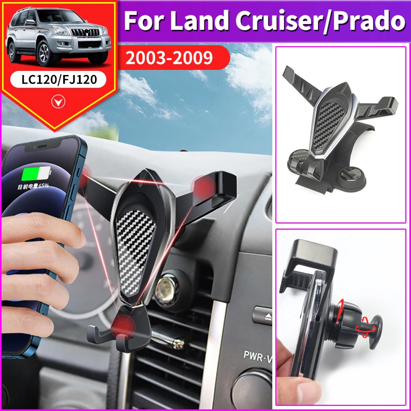 

For Toyota Land Cruiser Prado 120 Lc120 Fj150 2003-2009 Car Phone Holder Modification Accessories 2004 2005 2006 2007 2008