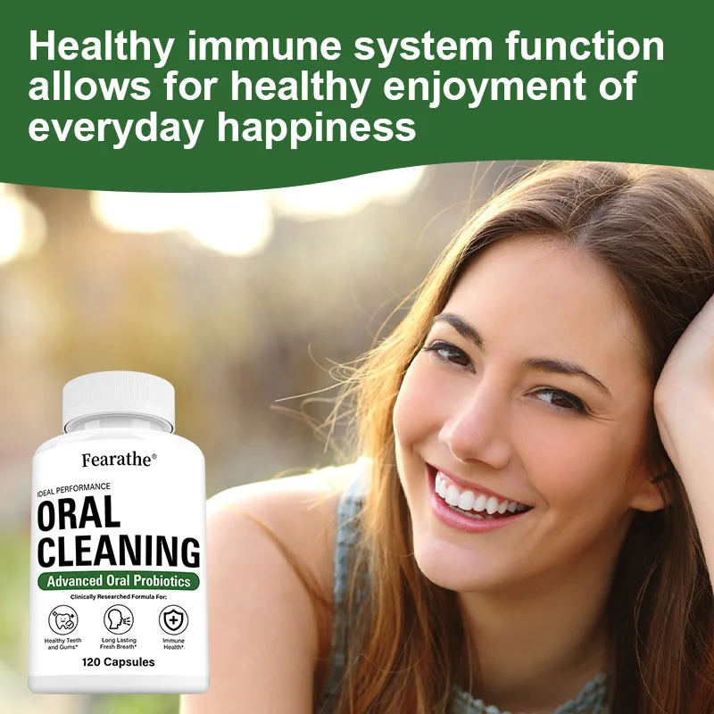 Probiotiques buccaux - Nettoyage buccal prévenir la carie dentaire pour une mauvaise haleine, soutient la santé des dents et des gencives, la santé immunitaire