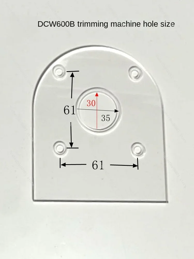 Dcw600b Trimmer Wood Working Groove-Cutting Machine Accessories Shaft Sleeve Base Plate Engraving Machine Sample Gauge