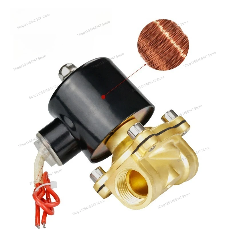 For Threaded Solenoid Valve for Brass Water, Flow Control   Leakage Prevention, All Normally Closed