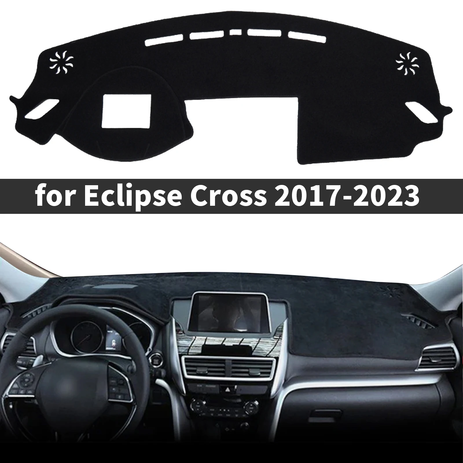 

fit for Mitsubishi Eclipse Cross 2017 2018-2023 Car Dashmat DashMat Sunshade Dashboard Cover Pad Protective Carpet Accessories