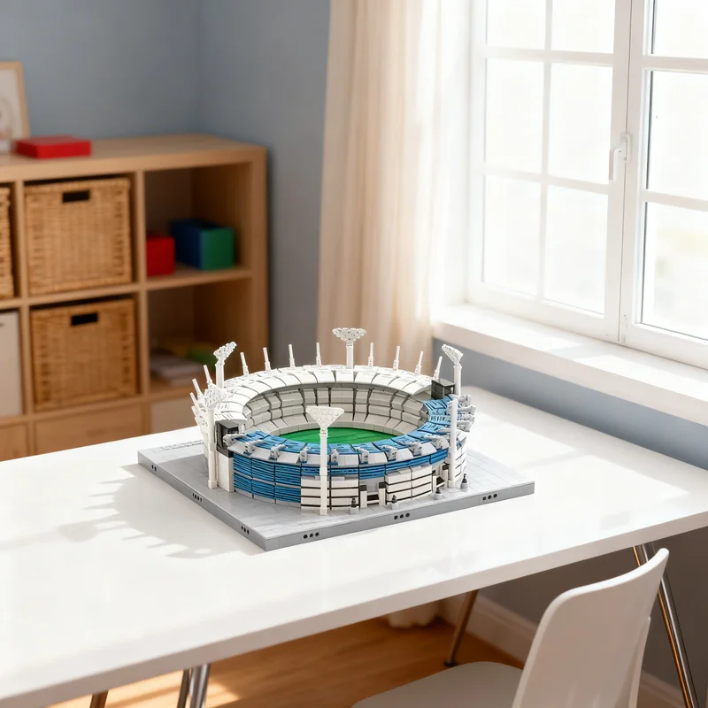 

2728 деталей MOC: Архитектурная модель стадиона Melbourne Cricket Ground, конструктор, креативный подарок, декор для демонстрации, сборная модель премиум-класса для взрослых