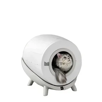 ENCHEN Customize Hot New Extra Large Self Cleaning Auto Smart Cat  Box Enclosed For Multiple Cats