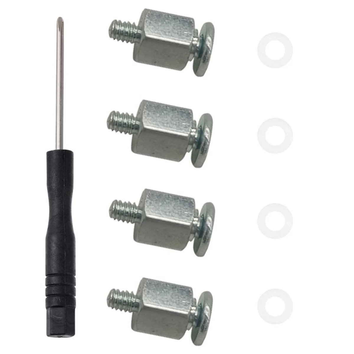 5Set M.2 SSD Screw Kit NGFF NVME SSD Standoff Mounting M.2 NGFF/NVMe Screw Set Stand Off Screw Hex Nut for A- M.2 SSD