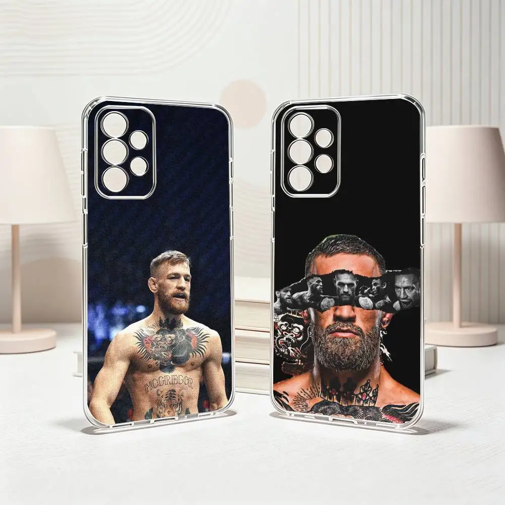 Conor-R McGregor The Notorious Phone Case For Samsung S25,S24,S21,S22,S23,S30,Ultra,S20,Plus,Fe Transparent Cover Gift