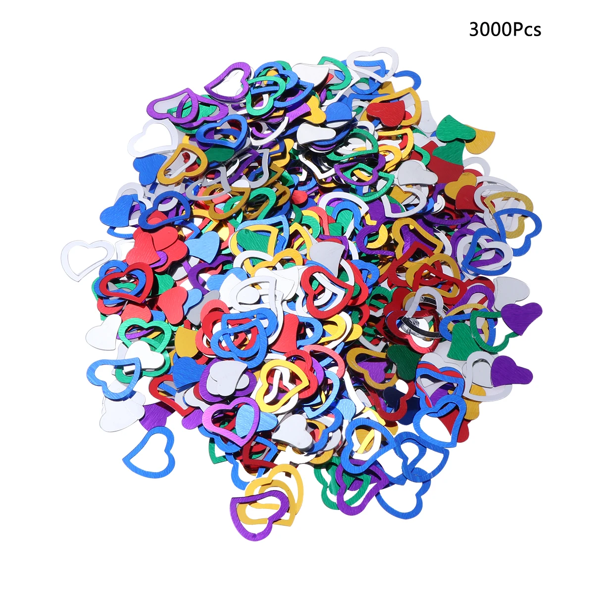 

3000Pcs Plastic Heart Shape Confetti Wedding Birthday Table Decor Romantic Party Sprinkles Decoration Glitter Wedding Confetti