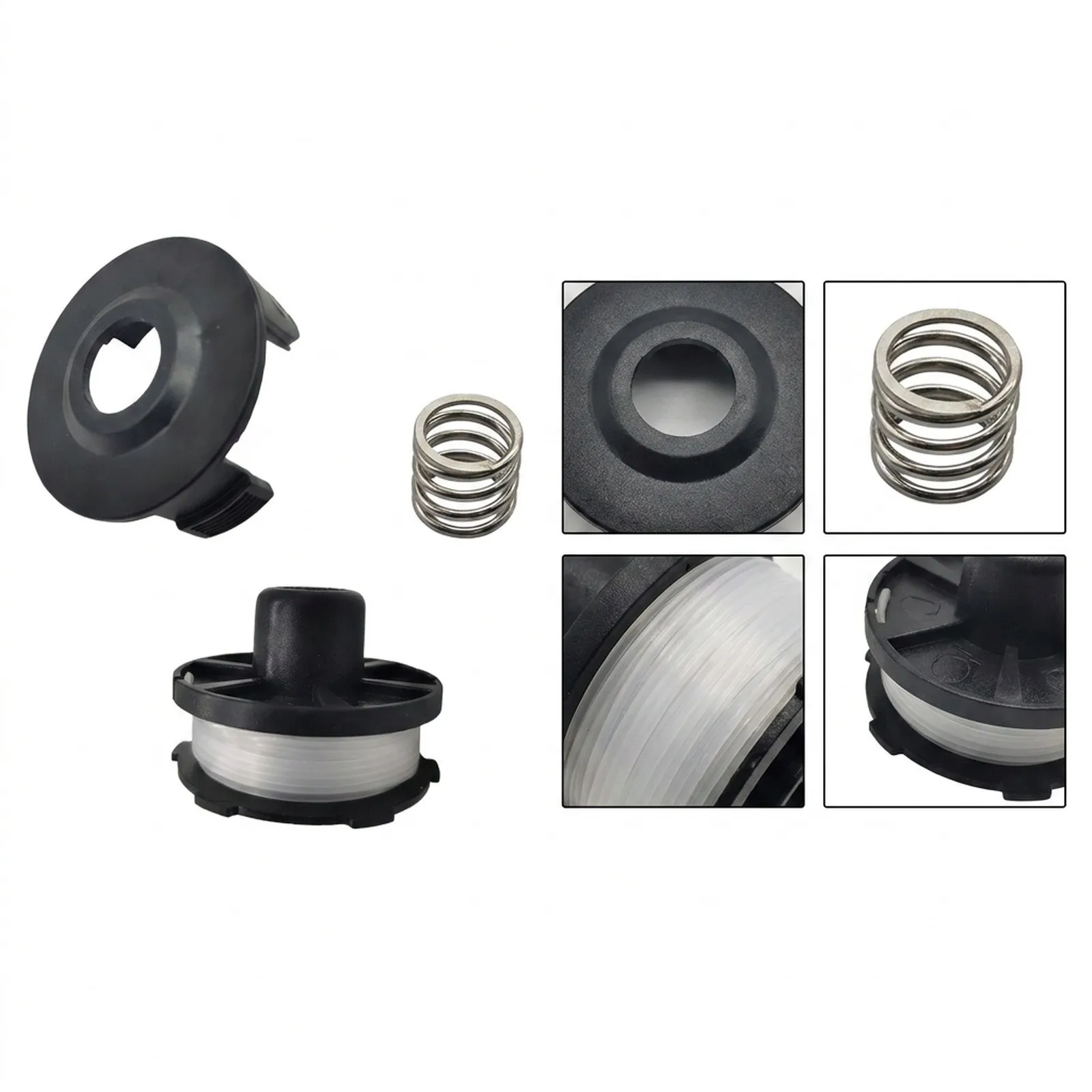 DUR181 DUR181RF DUR181Z Coil Line Spools Round 3PCS/Set Coil Cap DUR141 DUR181 DUR181RF DUR181Z For Grass Trimmer