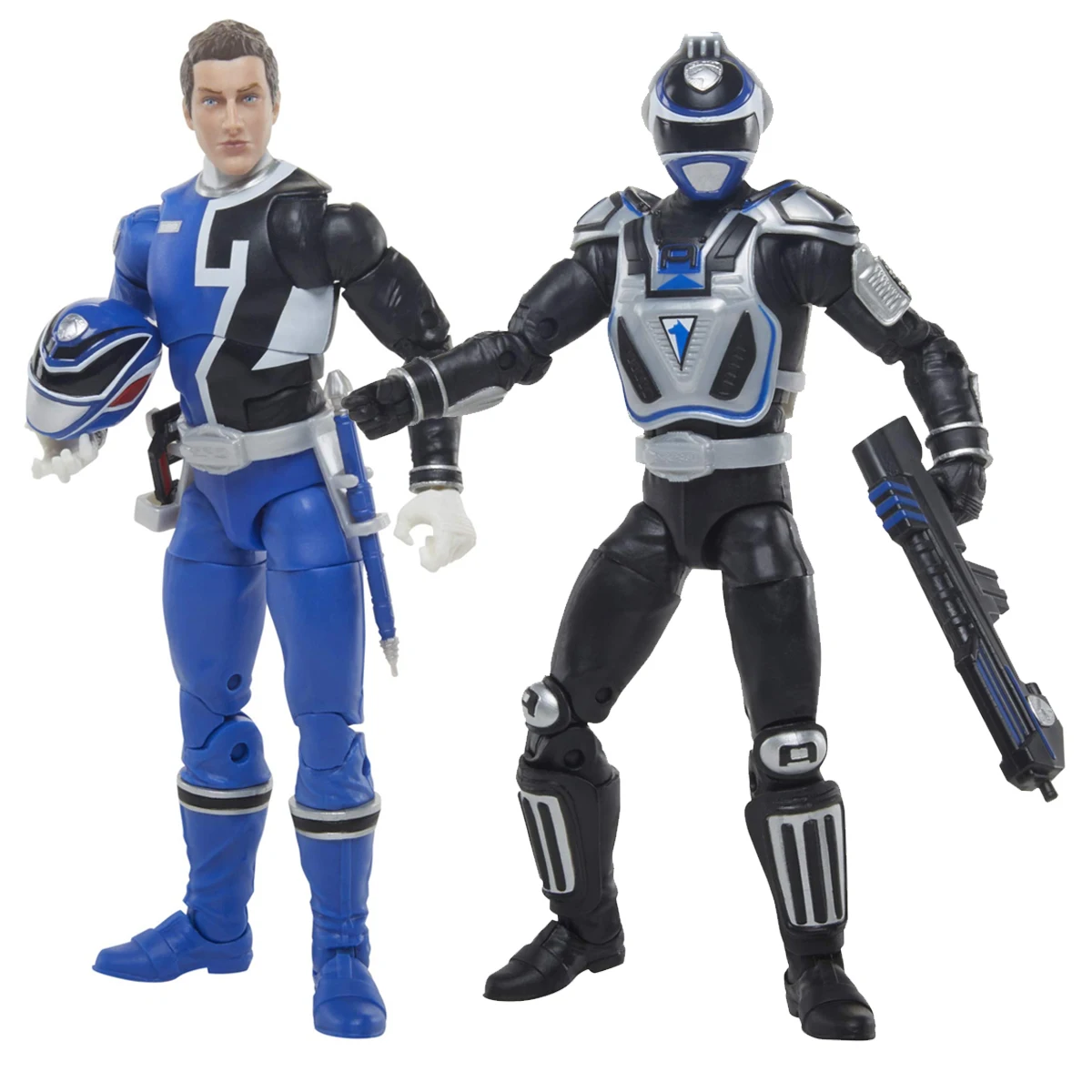 Hasbro Power Rangers Lightning Collection S.P.D. Squad B Blue Ranger Versus Squad A Blue Ranger 2-Pack 6-Inch Toys F1171