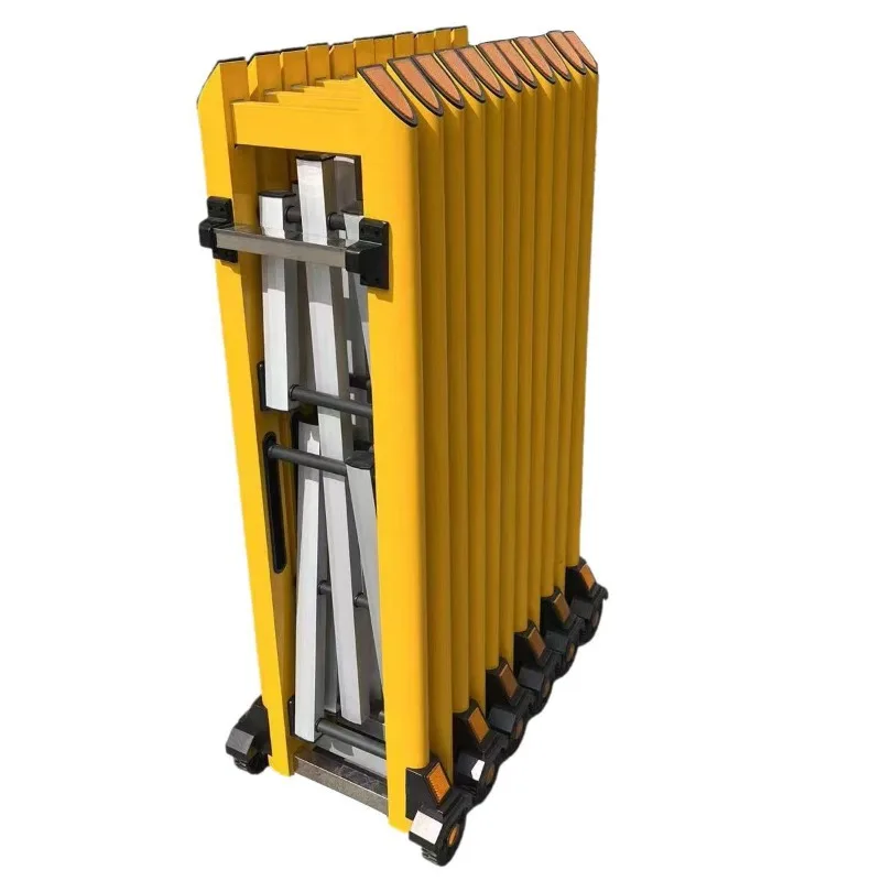 

Aluminum alloy telescopic fence, movable guardrail, manual sliding door