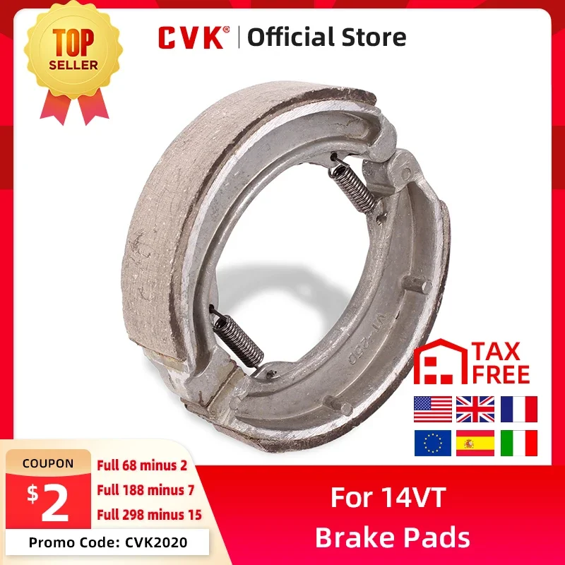 CVK CVK Motorcycle High Quality Rear Brake Pads Disks Shoe FOR Honda CBR250 MC14 NC14 CBR250RR VTZ250 14VT Motorcycle Parts