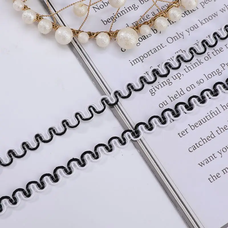 新しい 5 メートル/16.4 フィートあたりパック高品質該当するウエディングドレスイブニングドレス DIY 工芸品レース生地 S 字型レース