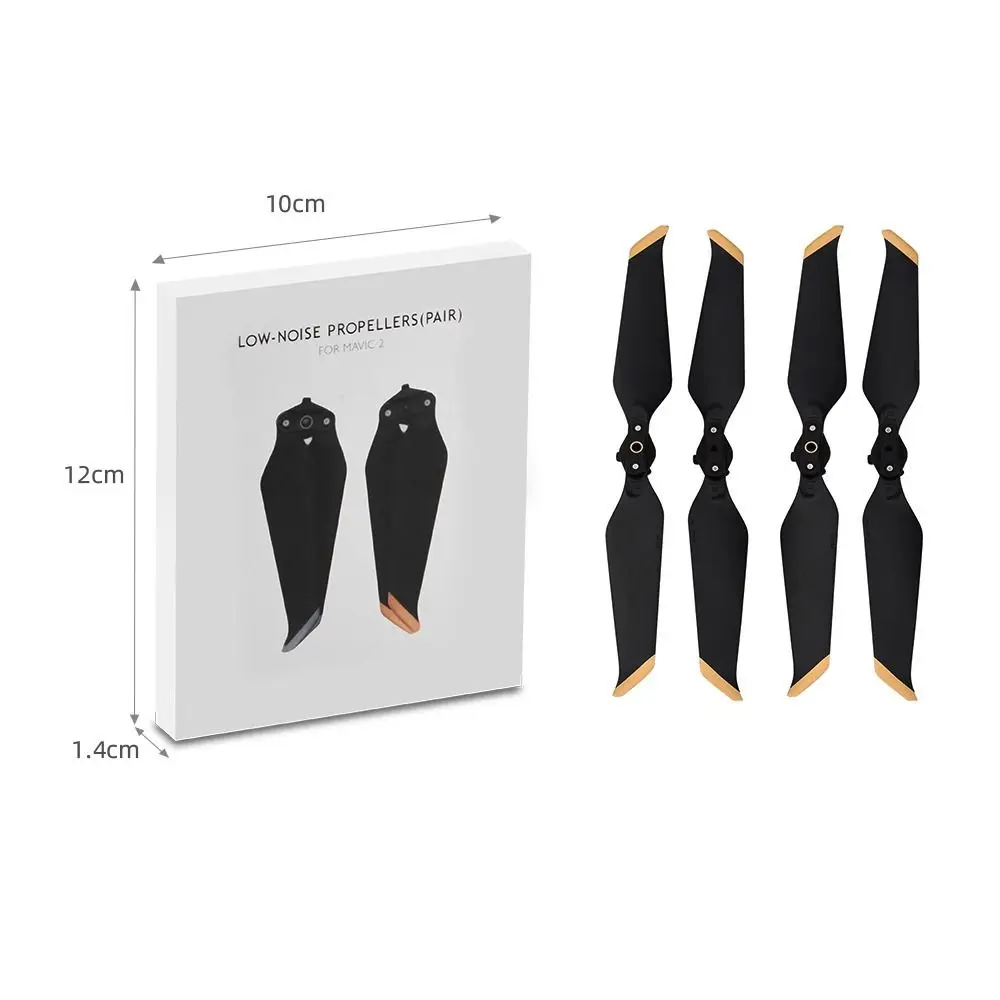 Hélice de liberación rápida, accesorios de bajo ruido, hoja plegable de plástico multiestilo, accesorio de reducción de ruido, 2/4/8 Uds.