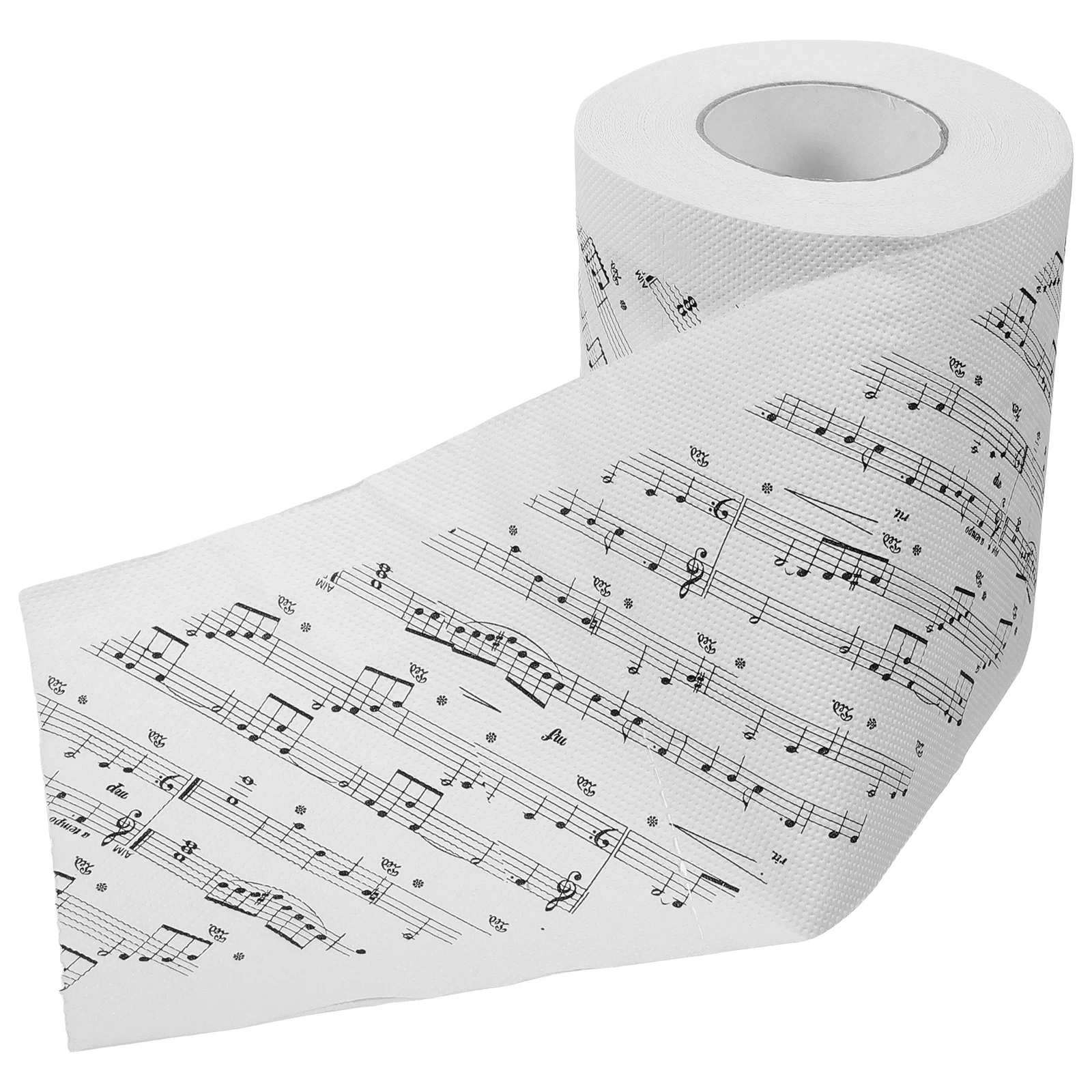 1 Notes Toilet Paper Printed Soft Tissue Roll Bathroom Decoration Collection Gift for Musicians Creative Print