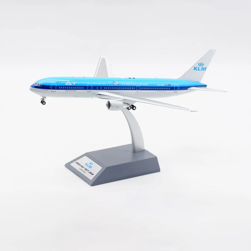 1/200 Scale Inflight KLM B767-300ER PH-BZF Alloy Die-cast Passenger Aircraft Model Collectible Toy Gift