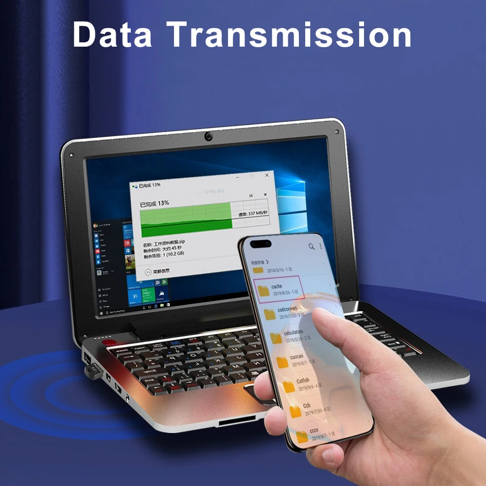 USB 블루투스 5.3 어댑터, 무선 블루투스 오디오 수신기 송신기, PC 노트북 마우스 키보드 어댑터, 블루투스 동글