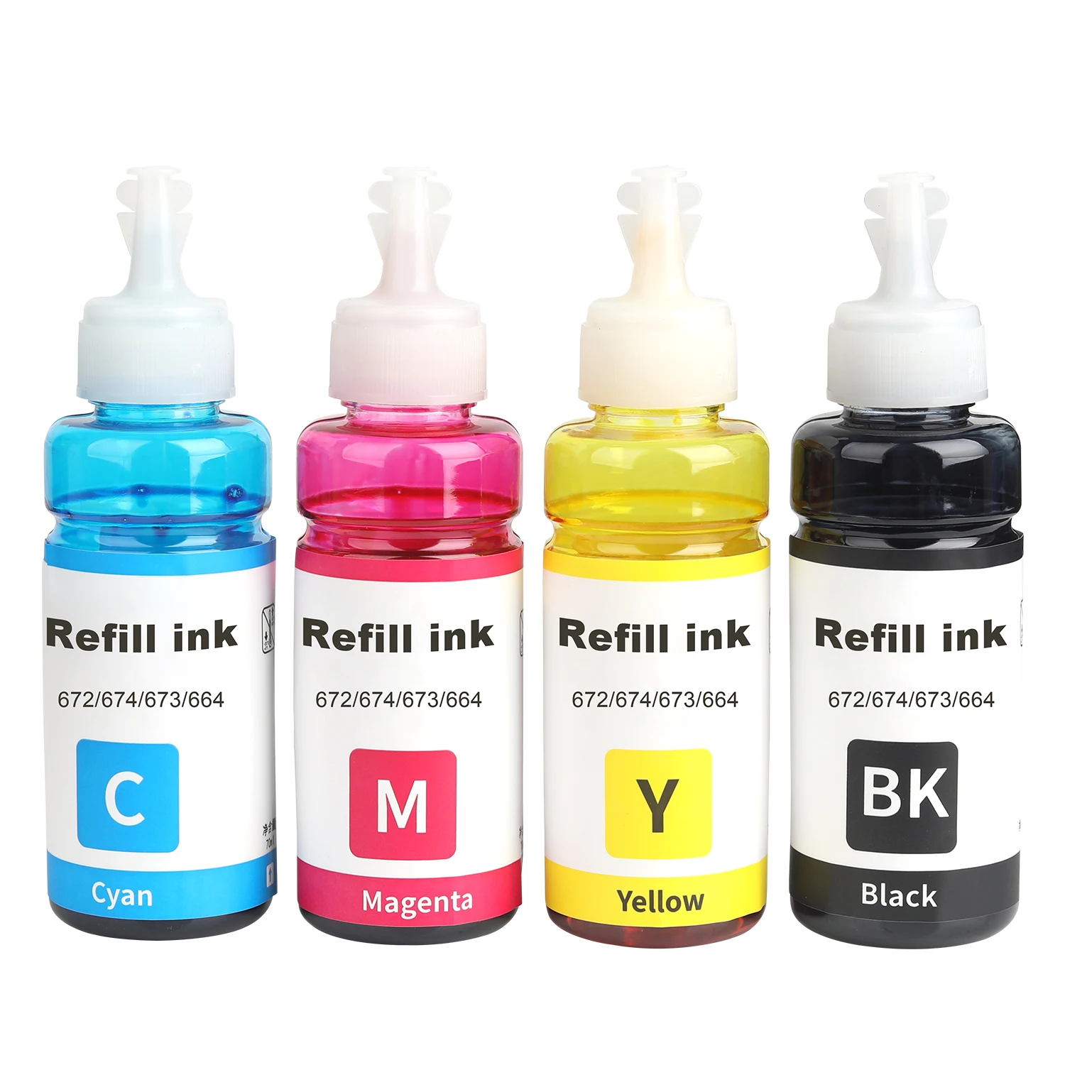 Epson 664 672 673 recarga de tinta colorante para EPSON L800 L805 L810 L850 L565 L1800 L3150 3100 tinta de impresora