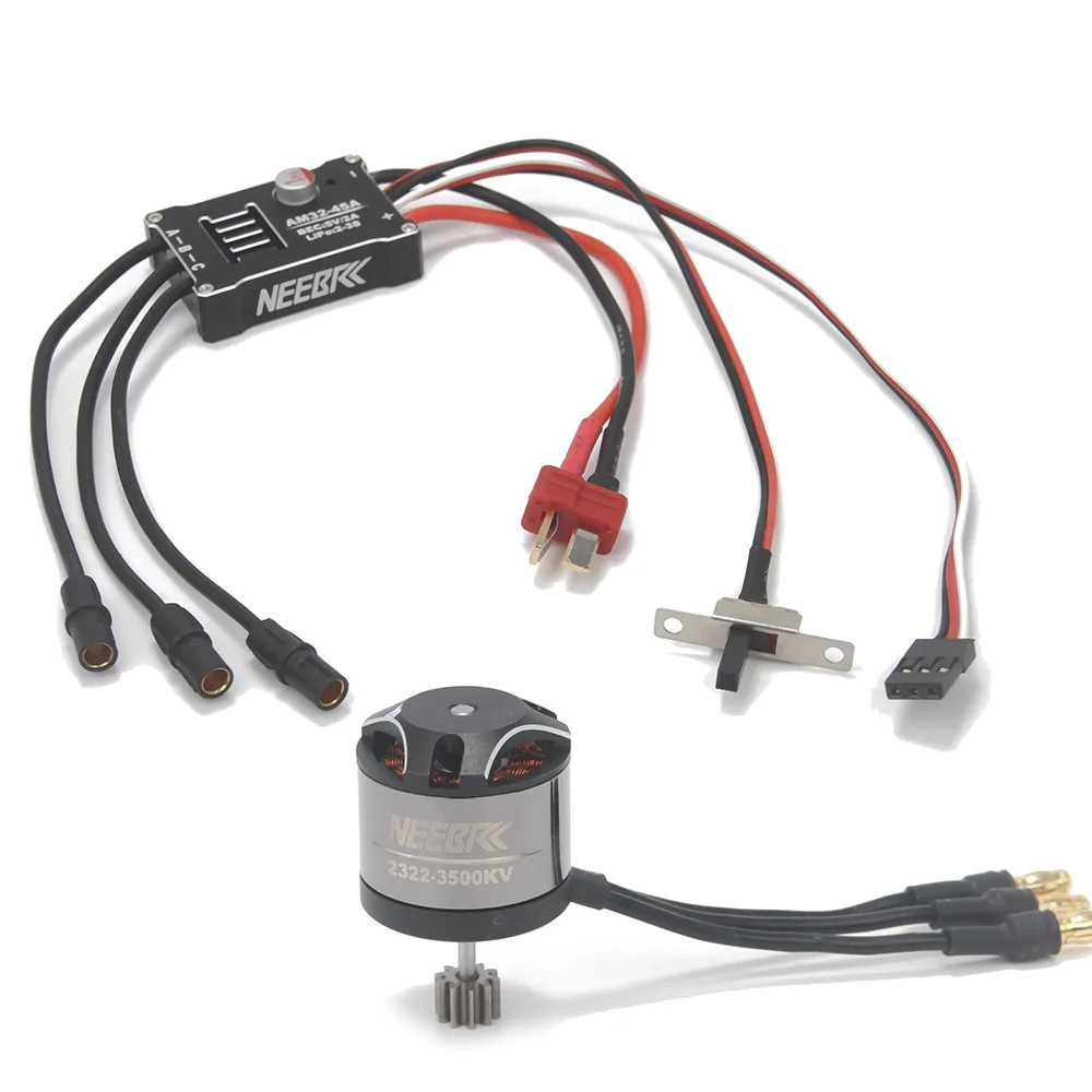 1/12 RC MNカー アップグレードキット 2322 2600KV 3500KV ブラシレスモーター AM32 45A メタルESC SM3.0/Tプラグ MN82 MN99 MN168 MN78用 パワーキット