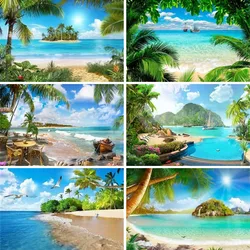 Beach Sea Palm Tree Landscape Diamond Painting Set for Adult, 5D Full Drills,DIY Diamond Dot Gems Painting Office,Coconut Tree