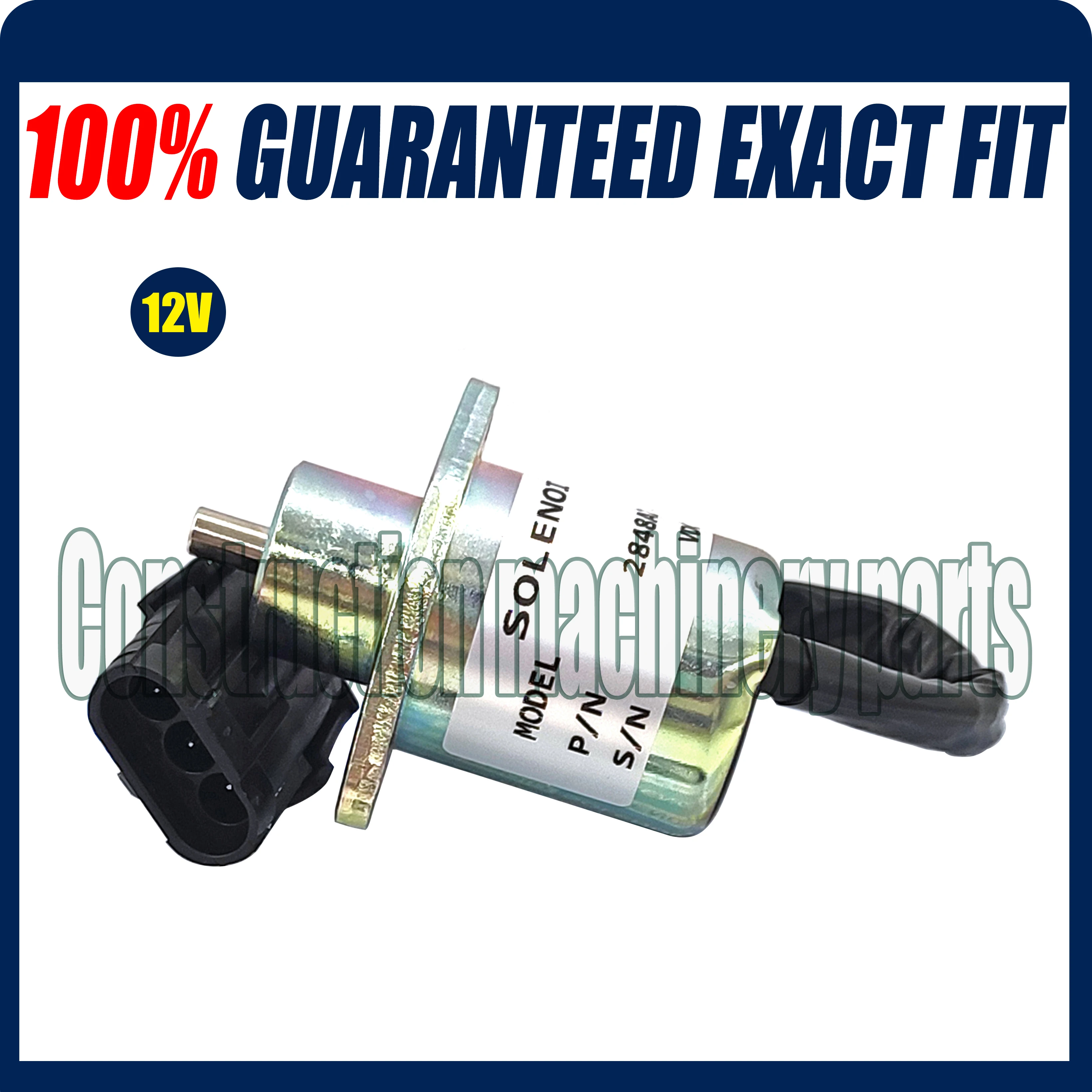 Fuel pump solenoid 2848A279 For Perkins 700 Series Engine Generator