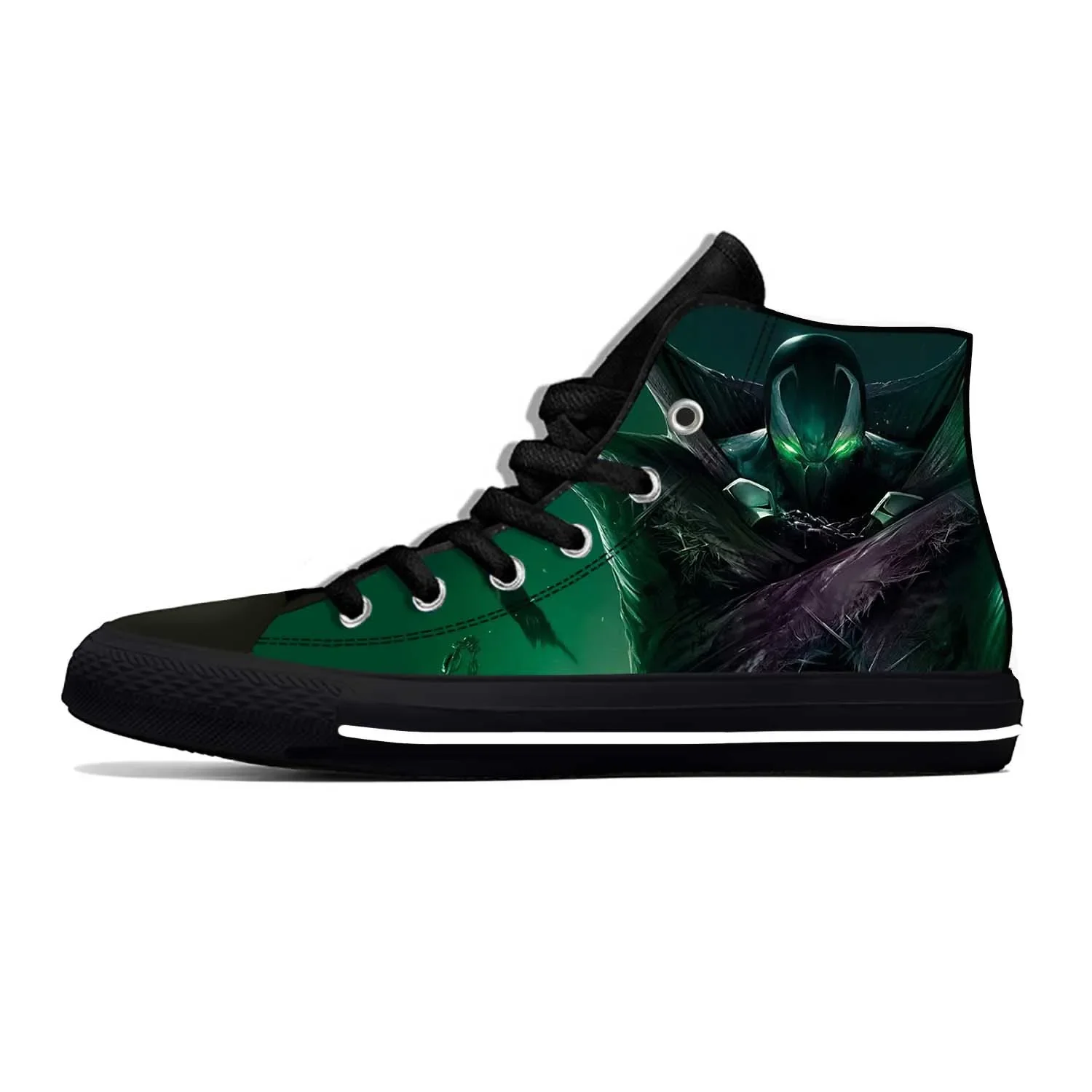 Anime Cartoon Manga Comic Spawn Superhero Fashion Casual Cloth Shoes High Top Lightweight Breathable 3D Print Men Women Sneakers