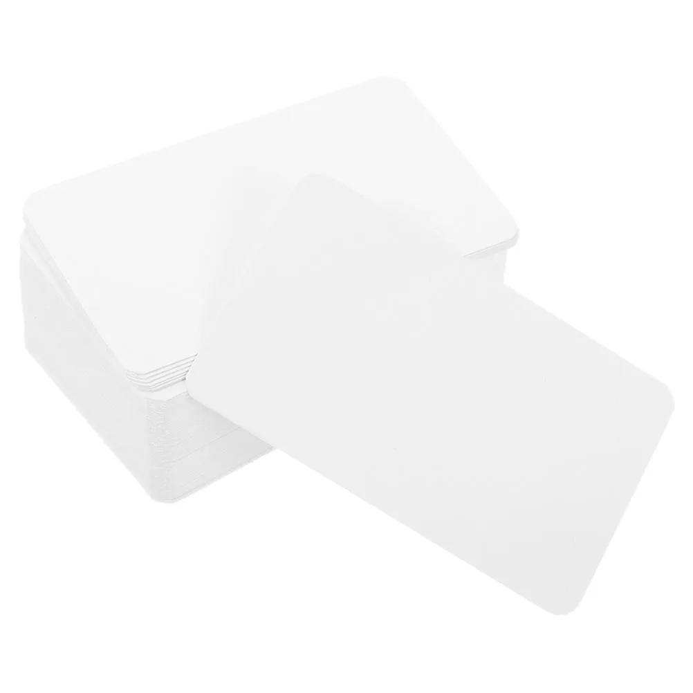 

500 pcs Blank Kraft Paper Thick Diy Note Cards For Study Flashcards Memo Card Office Home Use Index Card Supplies