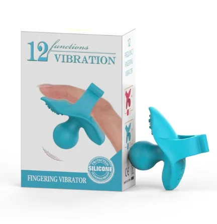 Wiederaufladbarer 12-Modi-Fingervibrator, Klitoris-Massage, G-Punkt-Stimulation, Vibrator, Ei, Masturbation, erwachsenes Sexspielzeug für Frauen ab 18 Jahren