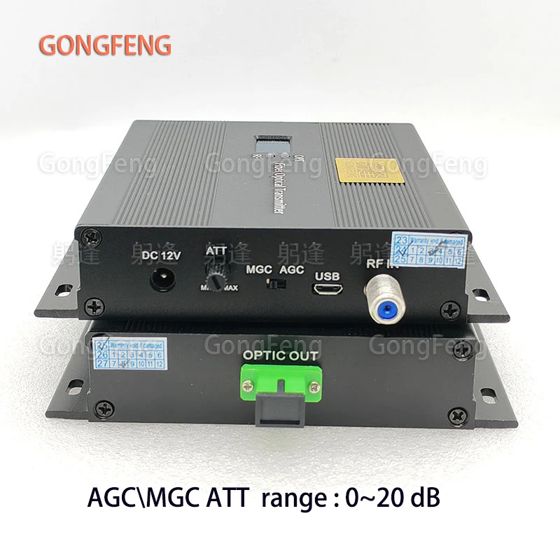 1310nm FTTH CATV الارسال البصري: 10dBm، 5 ~ 10km، مدخل RF مع MGC/AGC وشاشة OLCD من المصنع أفضل الأسعار بالجملة #3