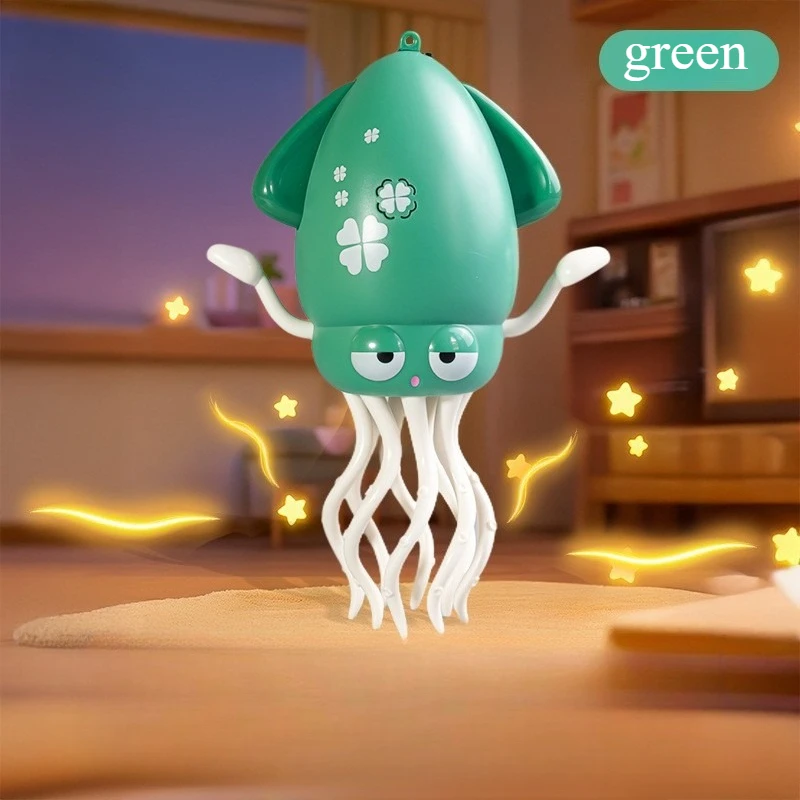 ของเล่นปลาหมึกเต้นรำอิเล็กทรอนิกส์ ปี 2026 ของเล่นเรืองแสง ของเล่นคลายเครียด สำหรับเด็กเล็ก เด็ก และผู้ใหญ่