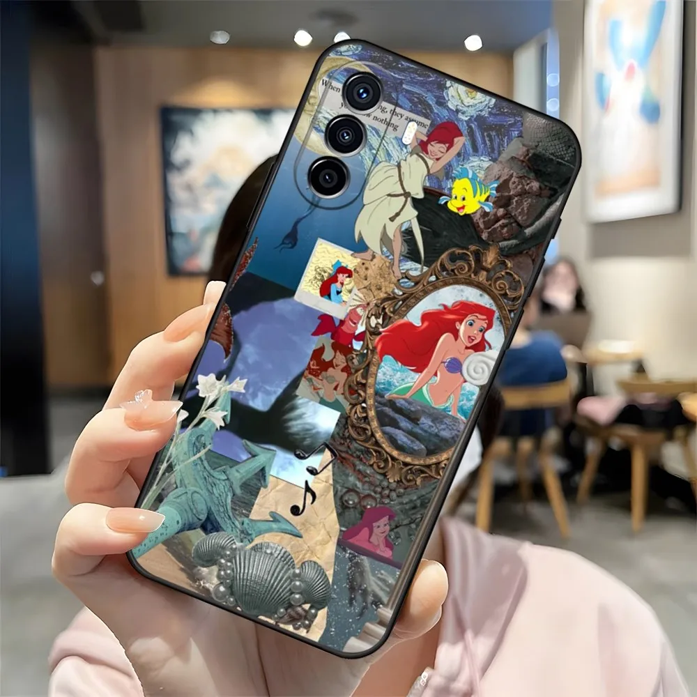 Princess Ariel Phone Case 2023 NEW For Huawei P30Pro P50 P40 P20 P10 P9 Y7 Y9S Lite Honor X8 X7 70 Pro Psmart Coque