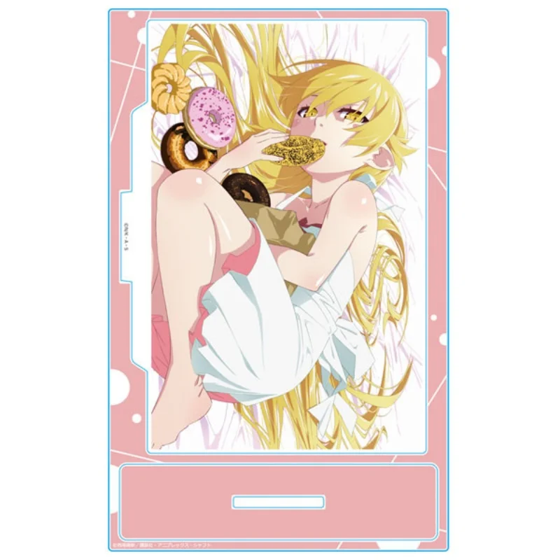 Monogatari Series ANIME 15CM Koyomi Araragi Acrylic Figure Stand Figure Desktop Ornament Collecting Accessories Keychain