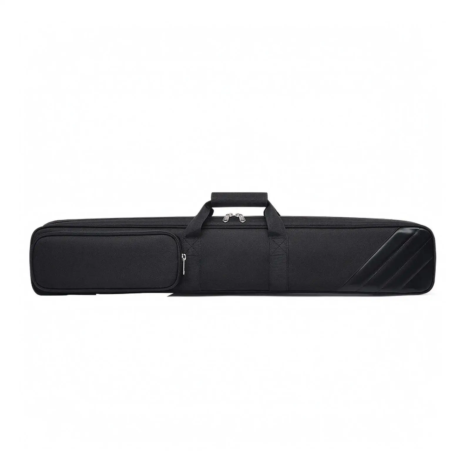 Billiard Cue Case for Snooker Pool Stick Storage Oxford Polyester Material with Zippered Compartment