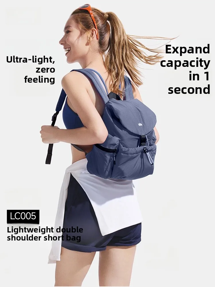 

Banana Leaf Double Shoulder Outdoor Hiking Mountain Climbing Bag Lightweight Large Capacity Puffiness Backpack Casual Simple ...