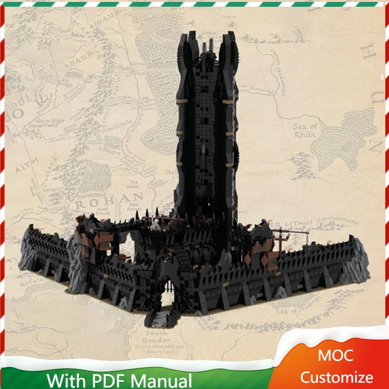 

6273 шт., хит продаж, Moc, средневековый роскошный замок, башни, строительный блок, настроить, сделай сам, образовательная сборка, детские игрушки, подарок-сюрприз