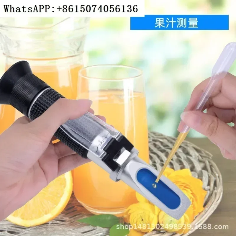 

Ручной рефрактометр сахарно-фруктовый сладость сахарного сладости 0-32%