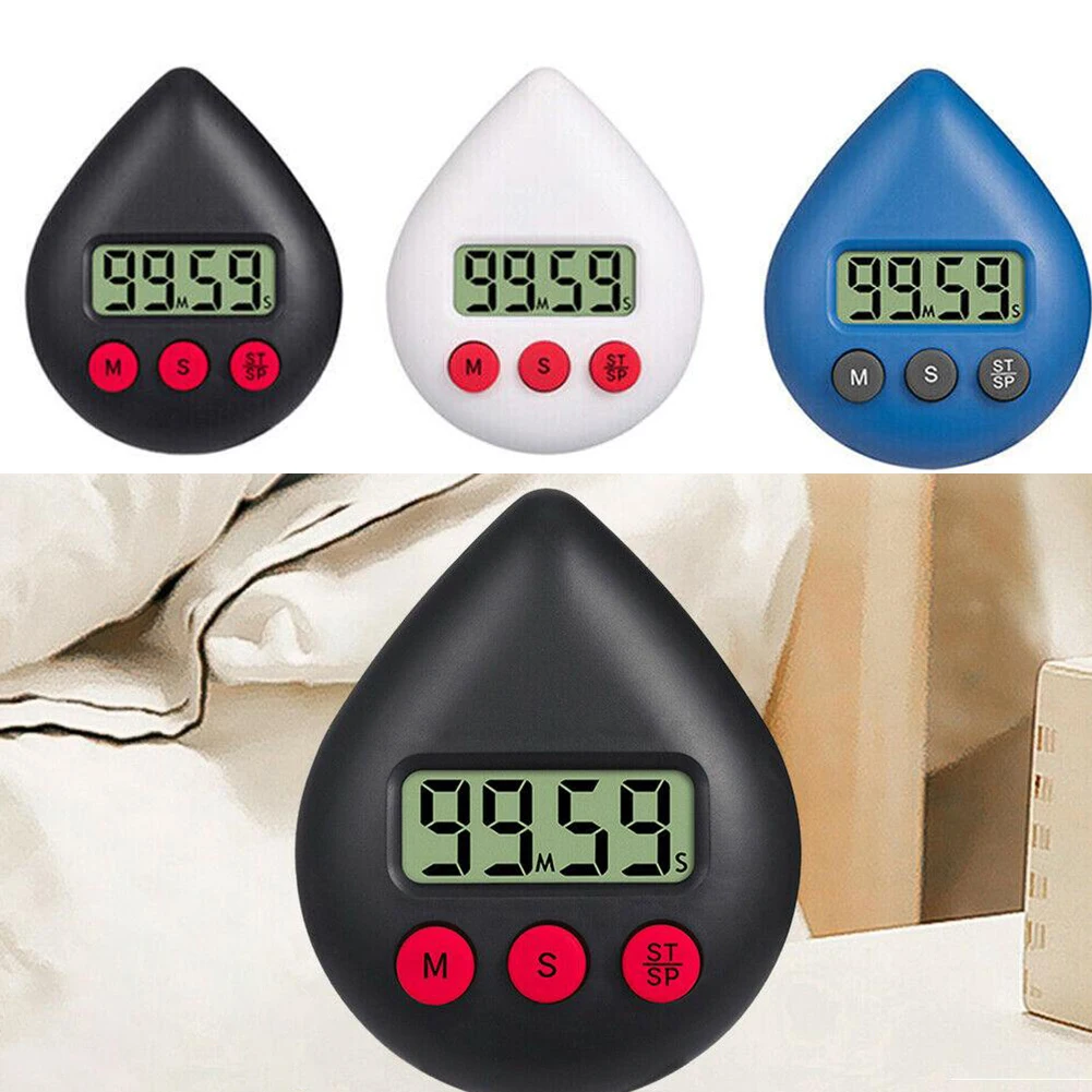 

Energy Saving Digital Timer with Suction Cup Designed for Showers Includes Countdown and Alarm Features for Home Use
