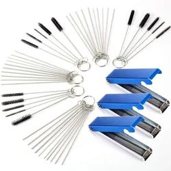 Carburetor Carbon Dirt Jet Remove Cleaning Needles Brushes Cleaner Tools for Automobile Motorcycle ATV Welder Carb Chainsaw