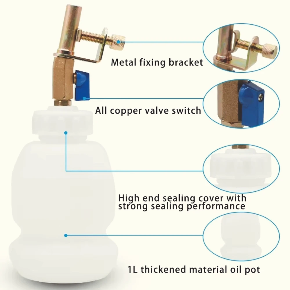 Extractor  líquido  frenos neumático y botella rellenada automática, Kit  herramientas  purga  frenos neumática, aceit