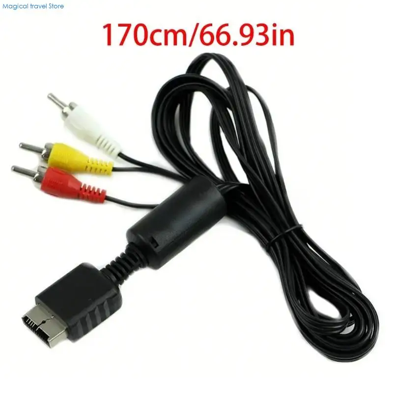 N2UB Video AV Cable Cord Wire to 3 RCA