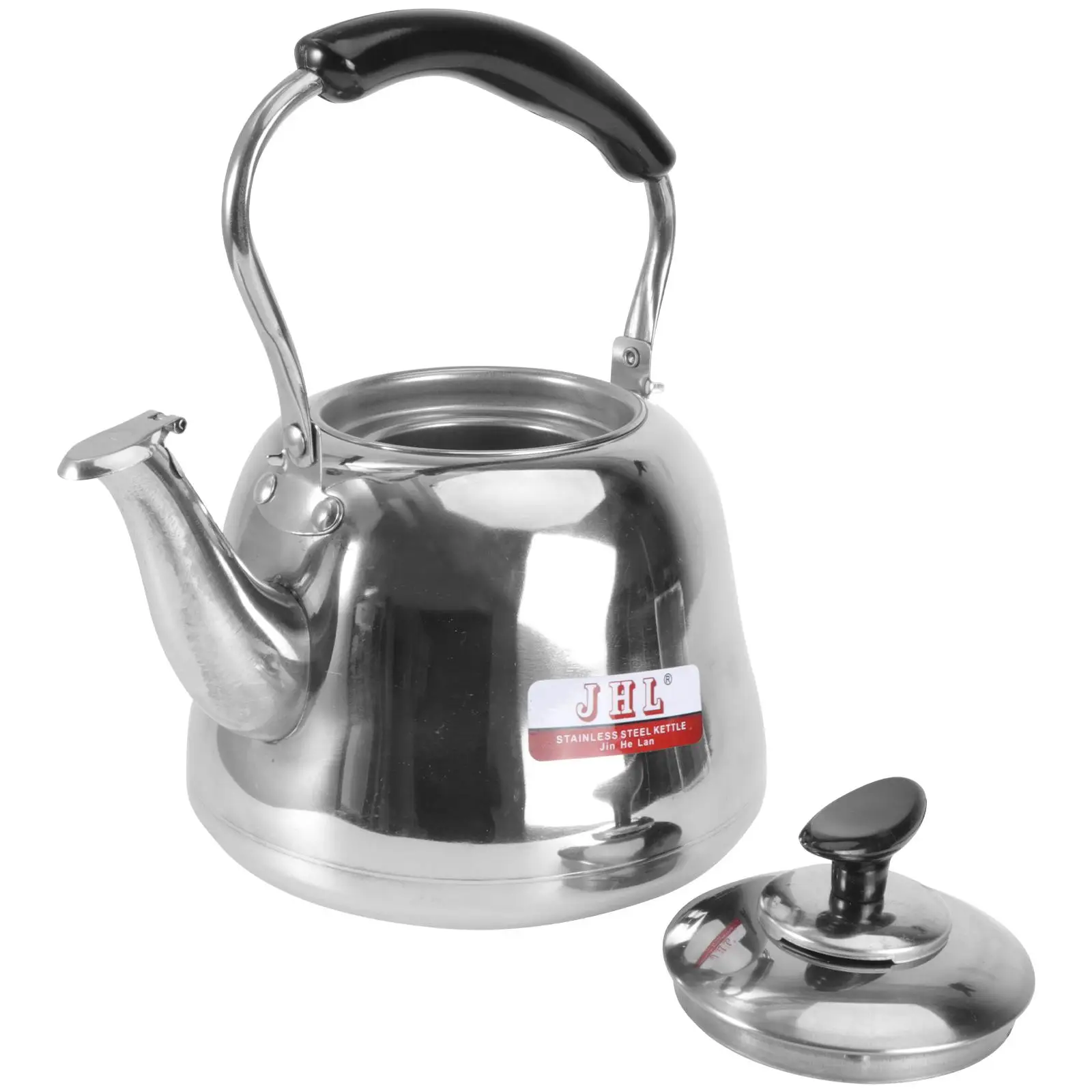 

Stainless Steel Water Kettle Non Magnetic Black Teapot Gas Stove Induction Cooker Large Capacity Heating Kettle Tea Coffee Home