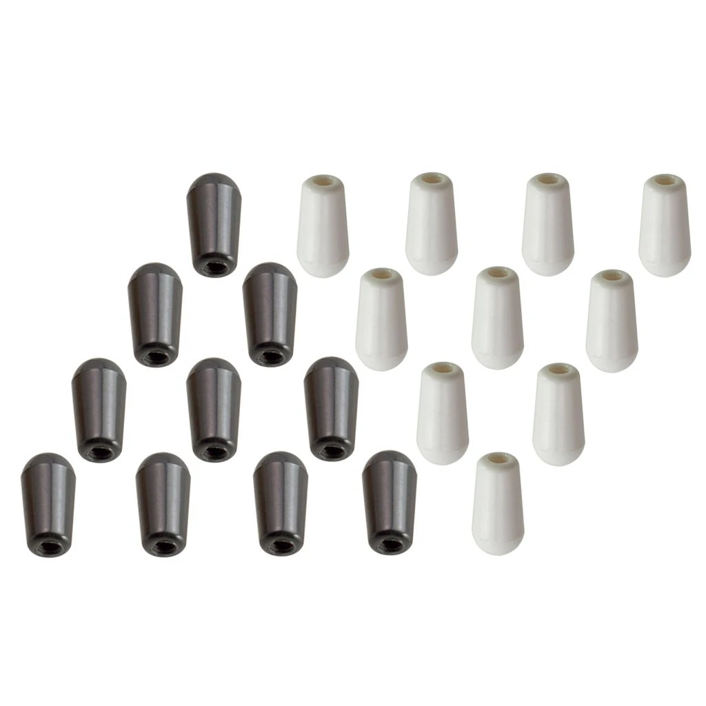 Pak 20 gitar 3 cara sakelar pengalih tutup ujung tombol untuk Les Paul/Epiphone Aksesori Gitar 4Mm kaya