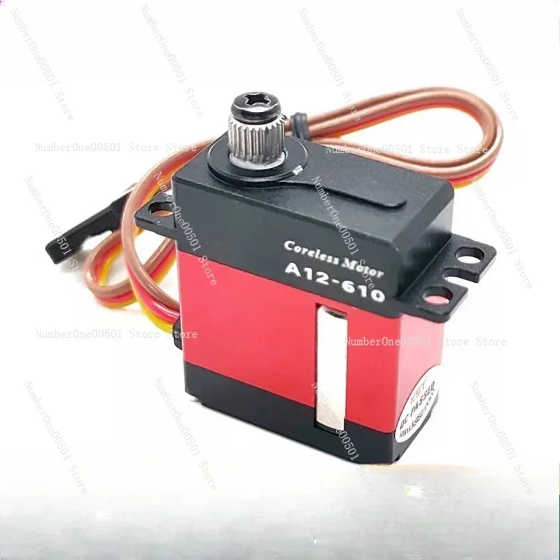 

A12-610 Miniature All Metal High Voltage Digital Large Torque 9KG Fixed Wing 30E Mechanical Servo