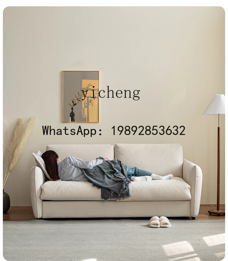 

X7 foldable sofa bed dual-purpose technology cloth small apartment living room down sofa