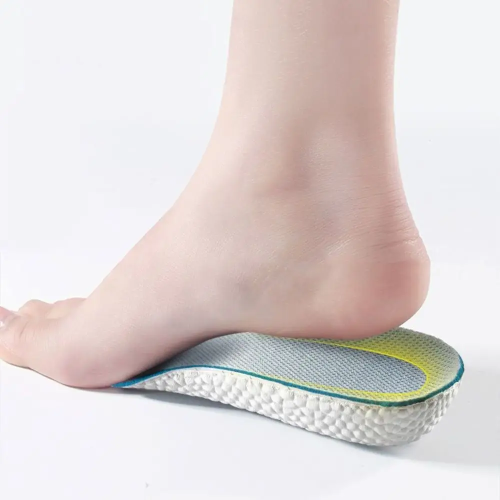 Half Invisible Design Height Increase Insoles EVA Foam 1.5/2.5/3.5CM Heel Lift Pads Breathable Soft Sport Cushion Insoles